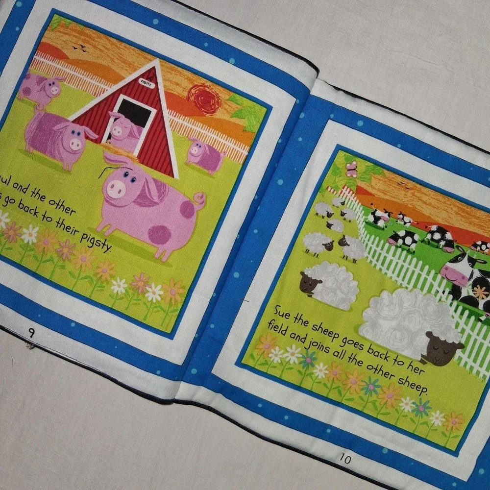 Pat the Cow Makes Friends Soft Fabric Baby‎ Book by Kate Mawdsley